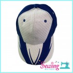 MICROFIBRE CAPS- ROYAL/ WHITE (OC C0507)